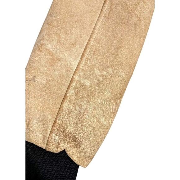 Vintage Boogie's Diner Las Vegas Bomber Varsity Jacket Wool Leather Black Large - Picture 5 of 16